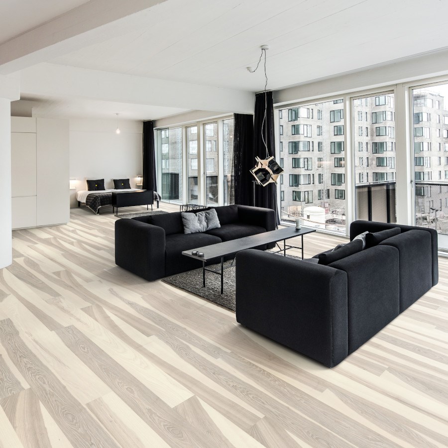 Parkettgolv Original Lux Collection Flow Ask, 1-stav, Ultramatt Lack