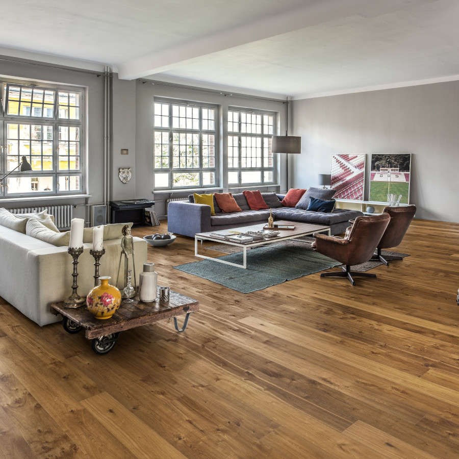 Parkettgolv Original Småland Collection Sevede Ek, 1-stav, Olja