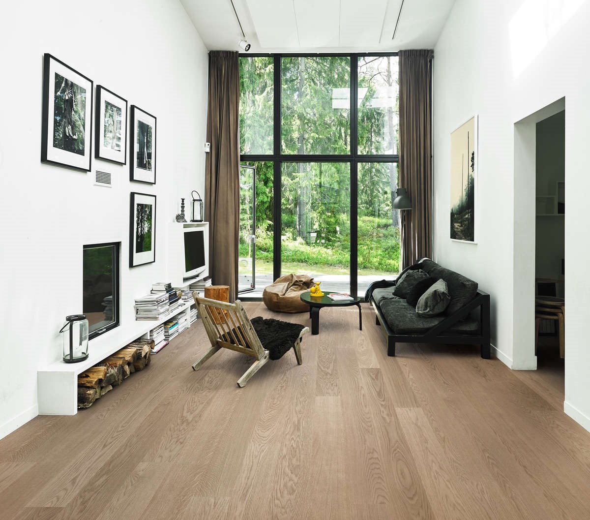 Parkettgolv Prague ,ultramatt Borst Mikrofas 1-stav, Ultramatt Lack