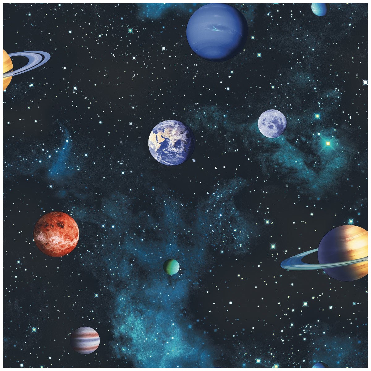 Tapet Fantasia III Cosmos Charcoal 668100