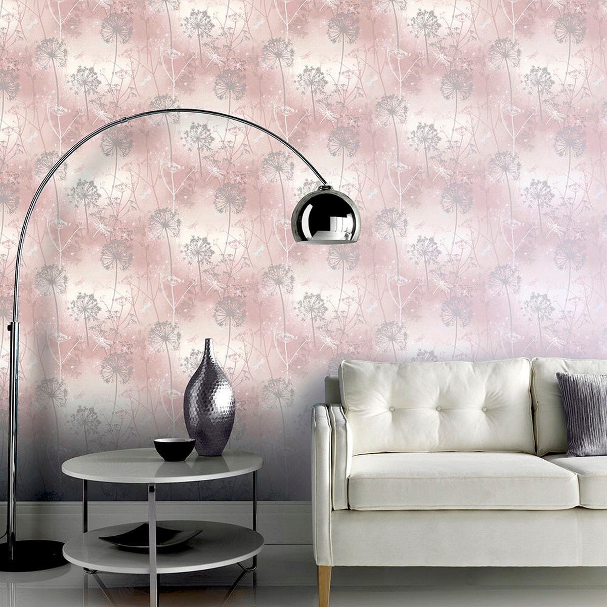 Tapet Fantasia III Damselfly Blush 692305