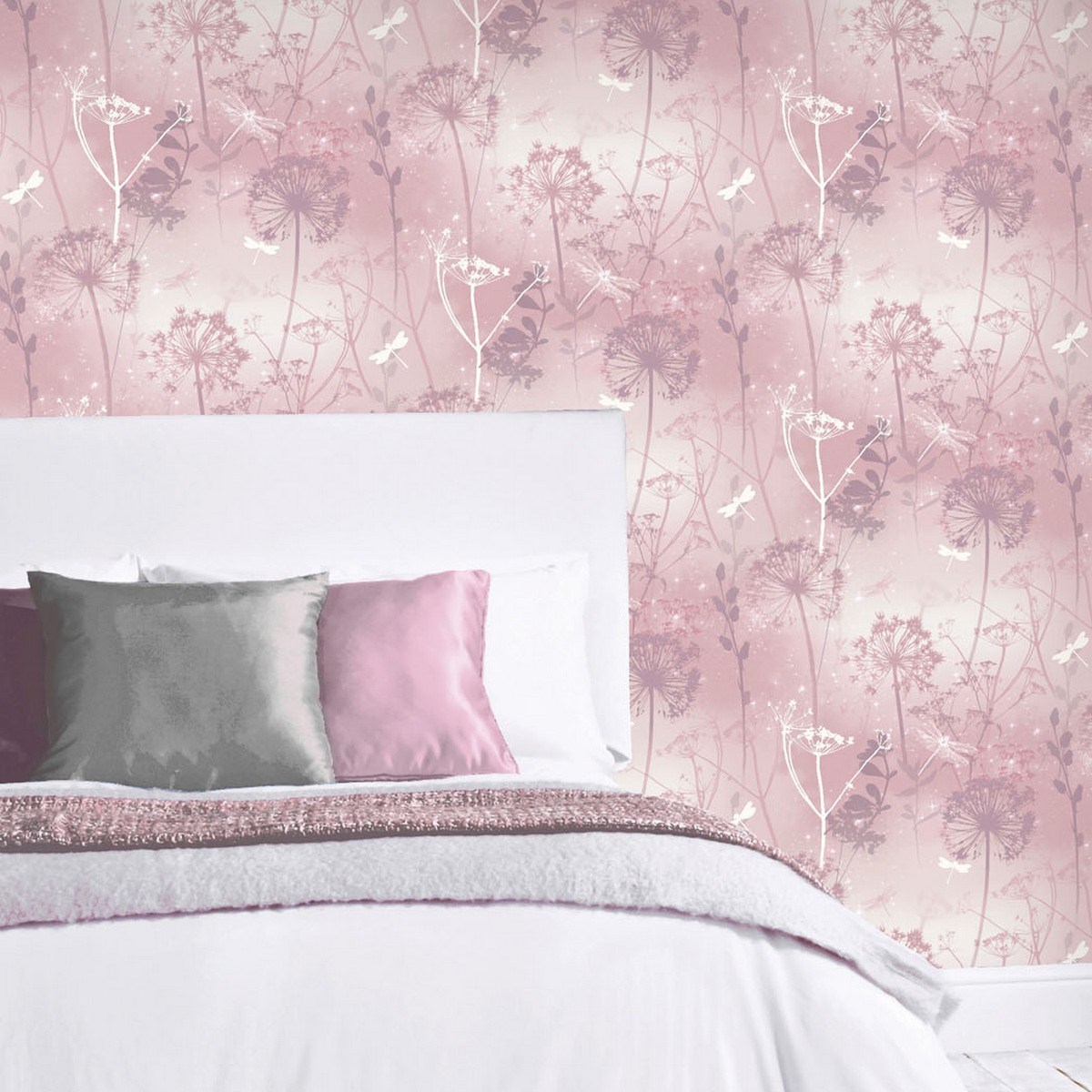 Tapet Fantasia III Damselfly Blush 692305