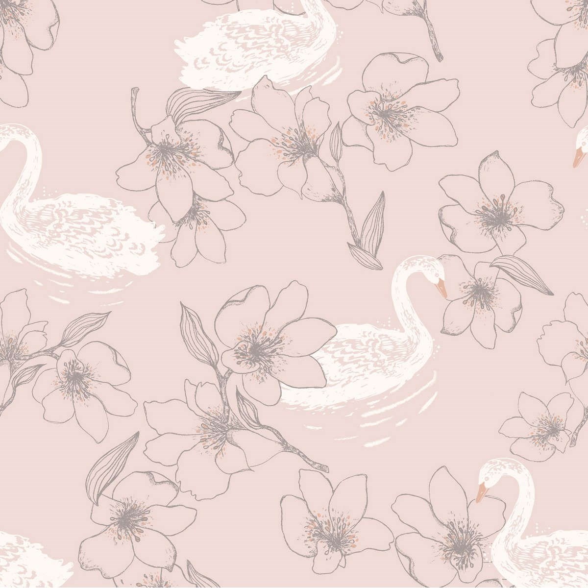 Tapet No Limits Swan 640819
