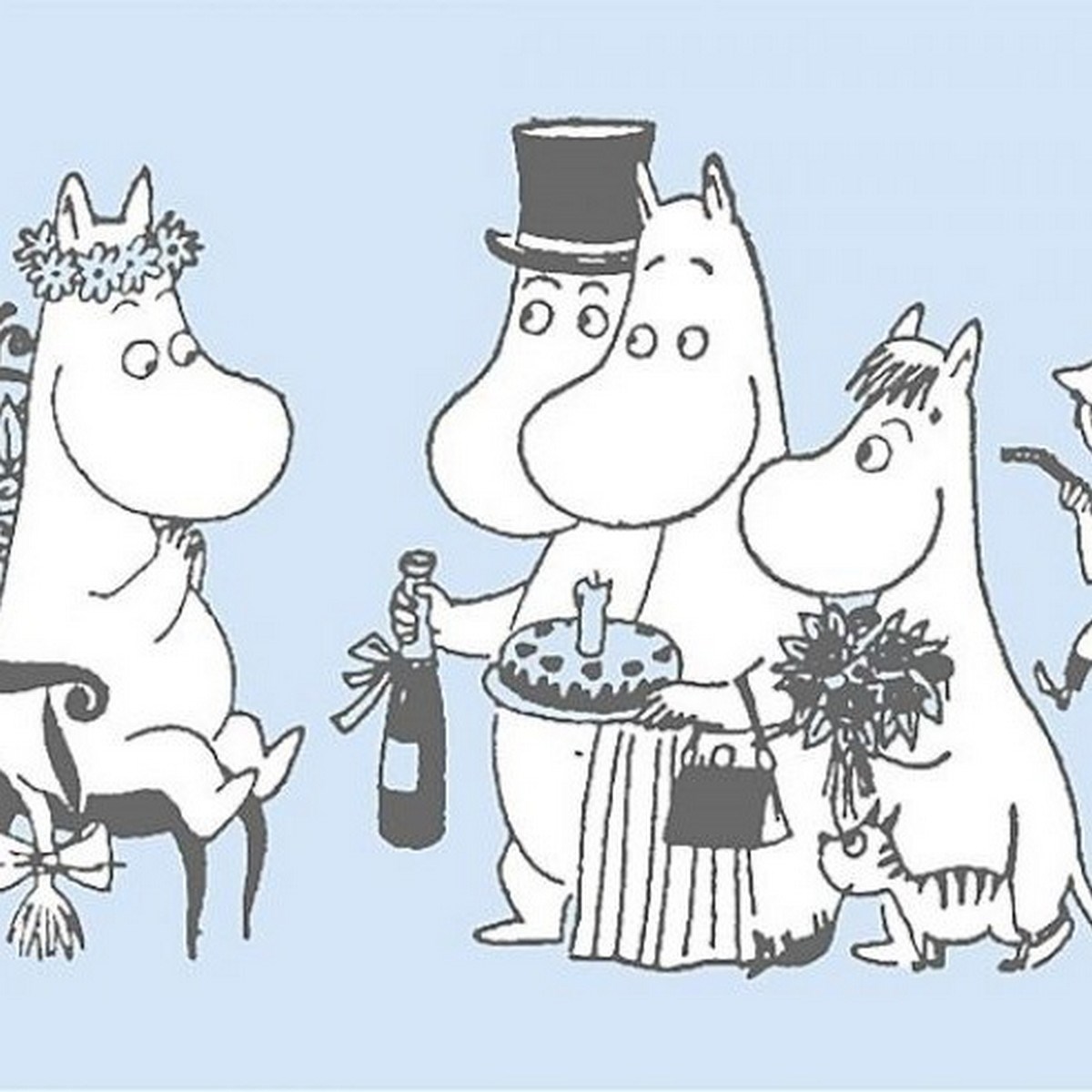 Tapetbård Muumi 4916-5