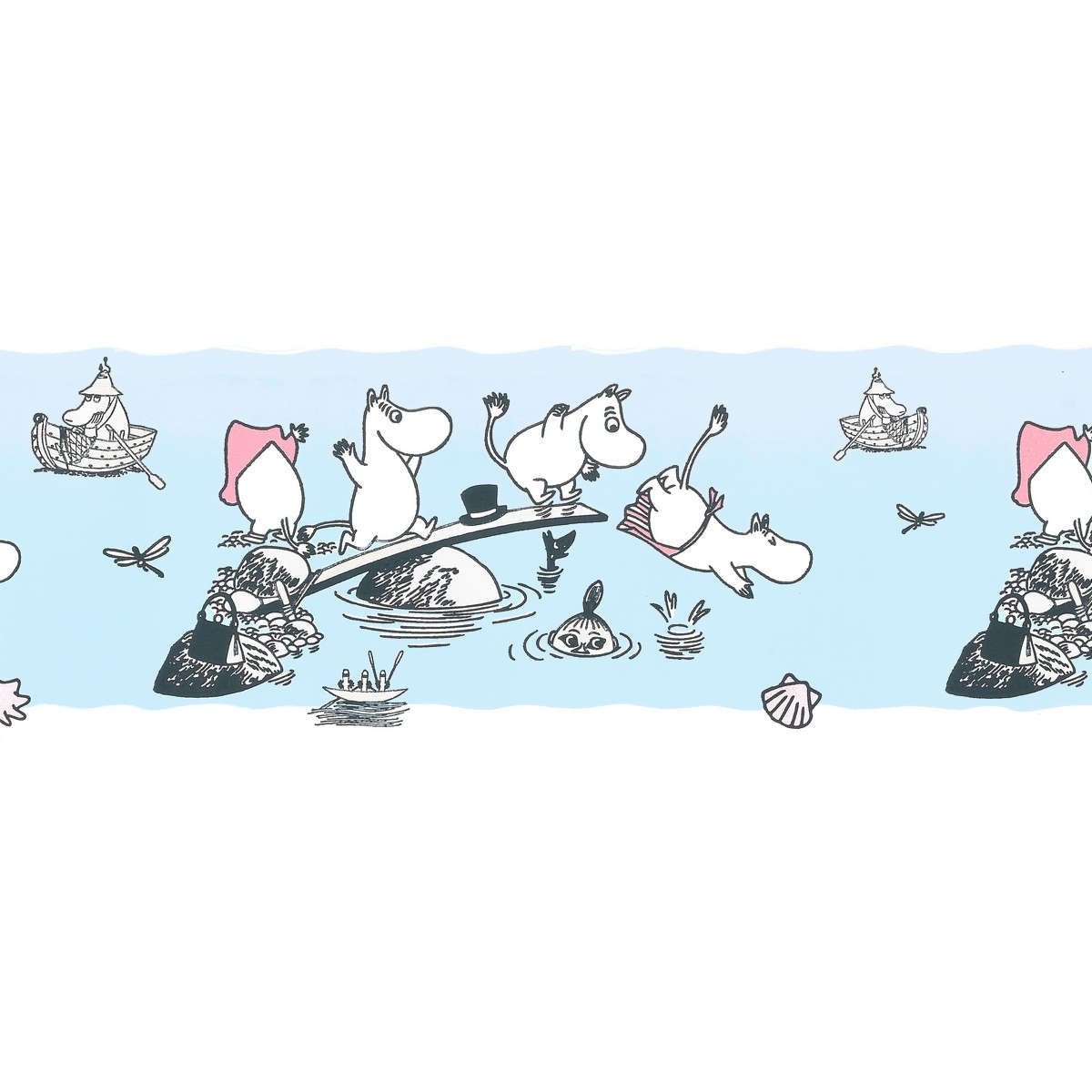 Tapetbård Muumi 4917-1