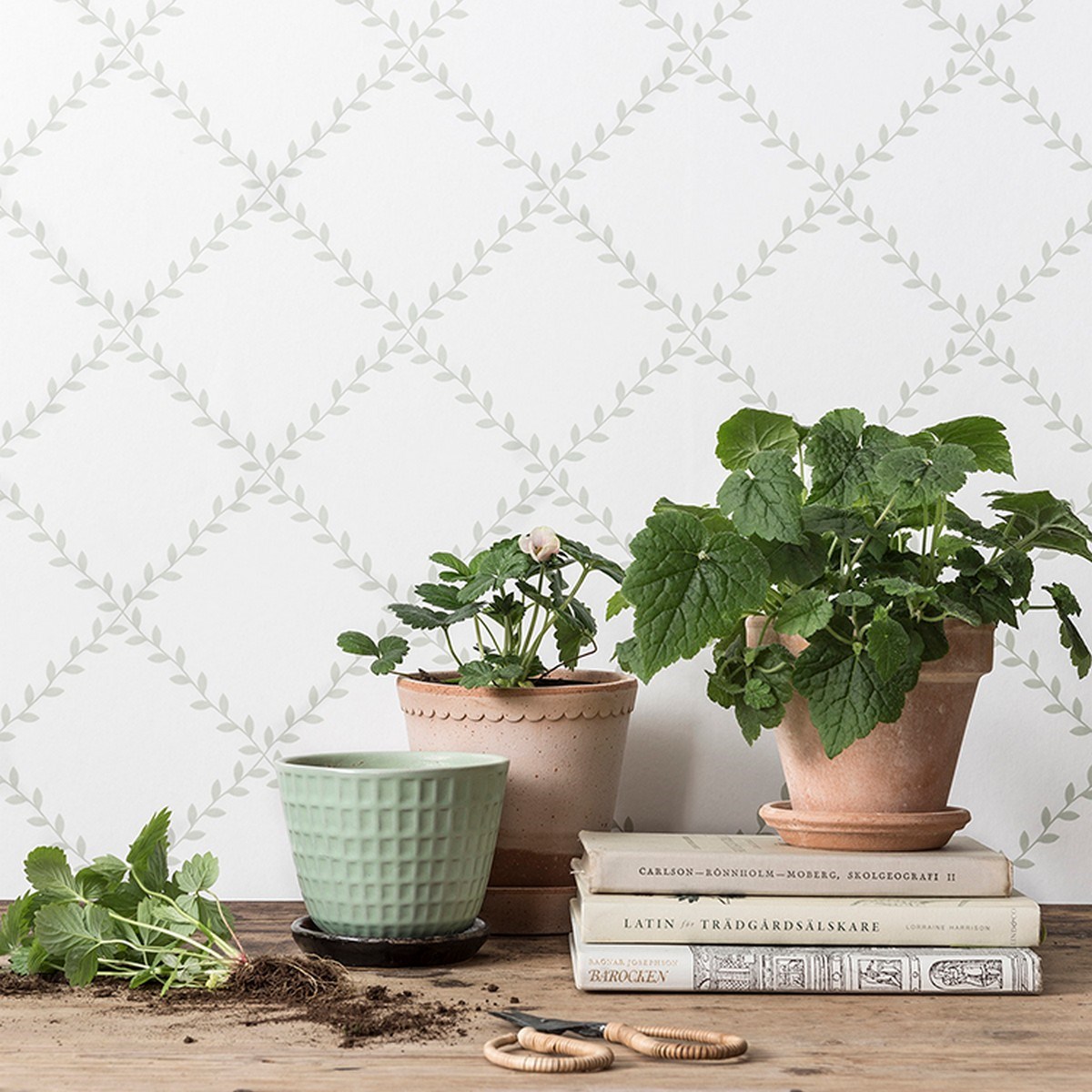 Tapet Skogslyckan Bladruta 5256-2