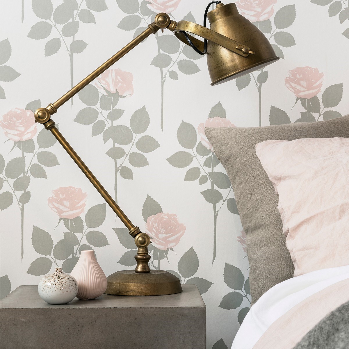 Tapet Skogslyckan Ros 5260-2