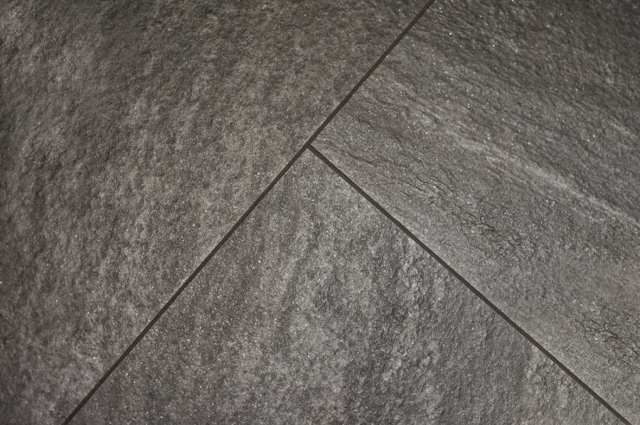 Klinker Granitkeramik Quartzit Black D66 Svart, 60x60cm, Matt