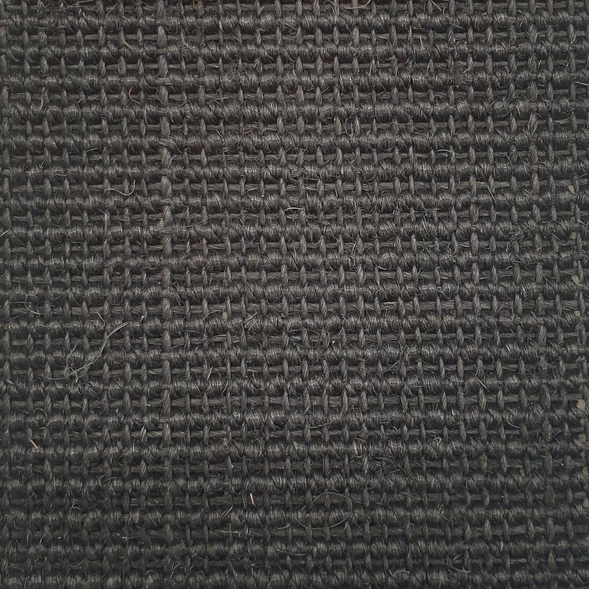 Heltäckningsmatta Sisal Bouclé 70 400cm, Svart