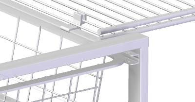 Clips Trådhylla/stativ ,4-pack