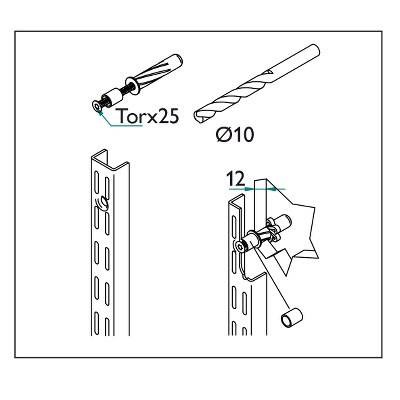 Expanderplugg För Dubbelgips, 4-pack