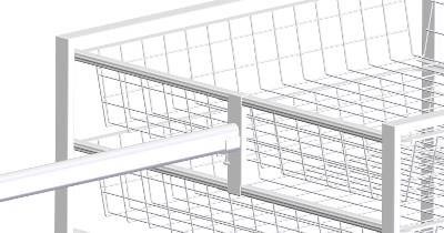 Klädstångsfäste Stativ/stativ 2-pack