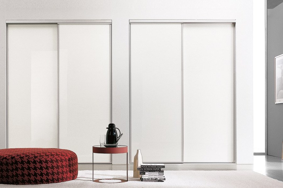 Skjutdörr Entry Vit, Mdf, 610x2301mm