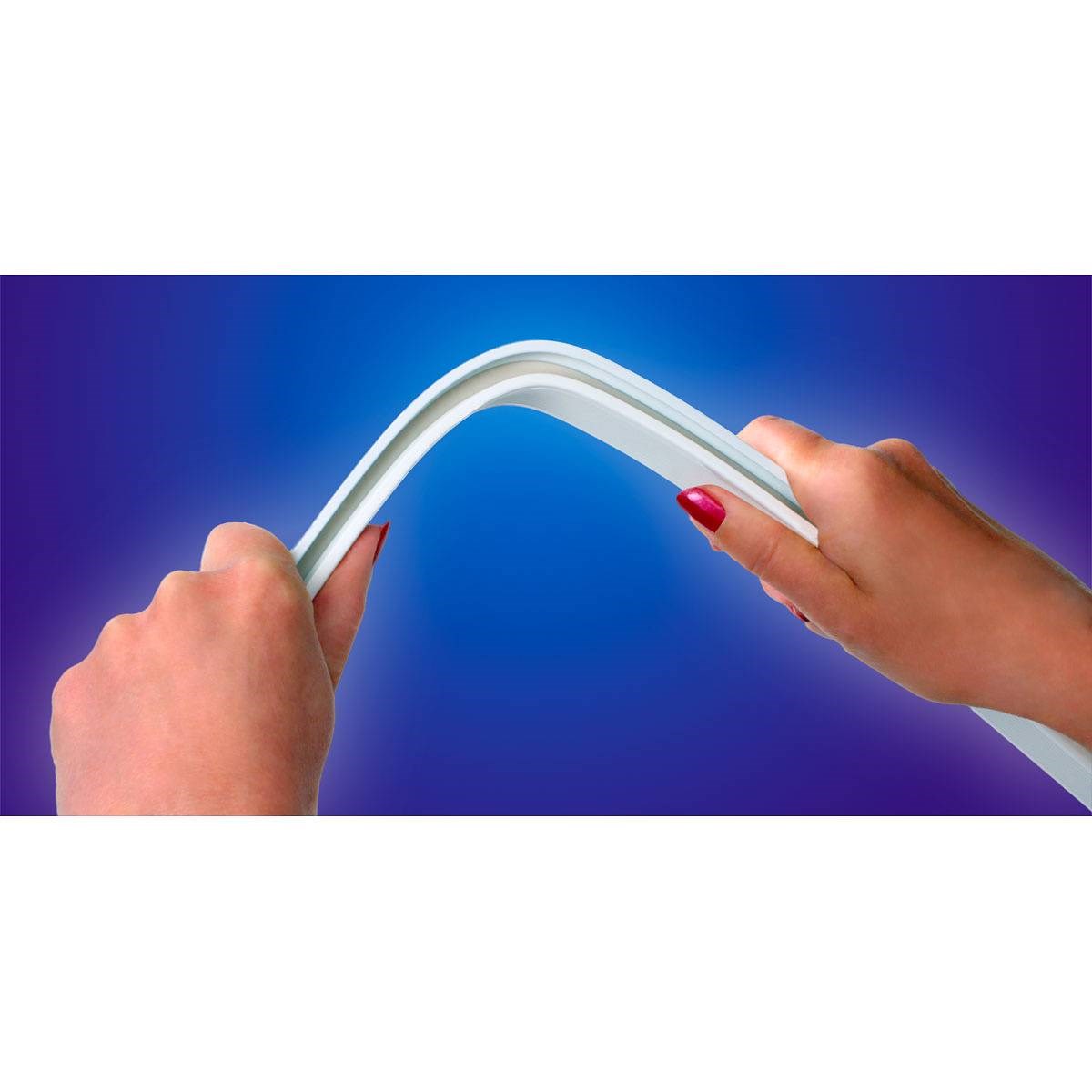 Duschdraperistång Flex 3000mm, Vit