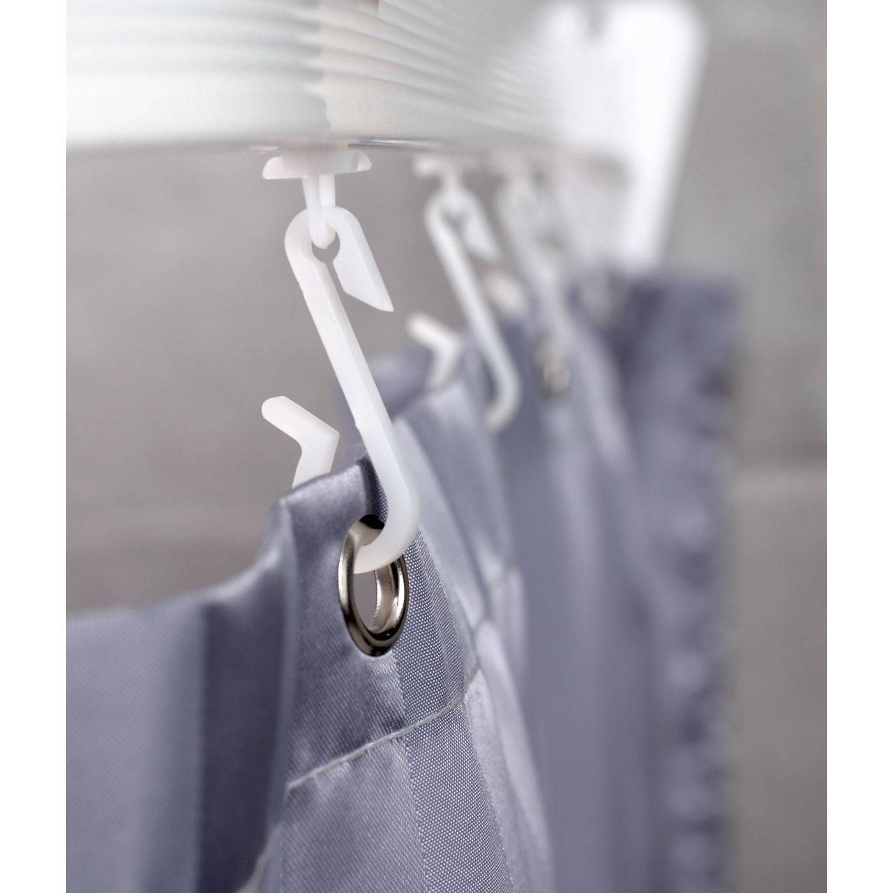 Duschdraperistång Flex 3000mm, Vit