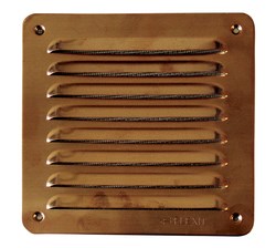 Ventilationsgaller Platt Koppar, 155x155mm