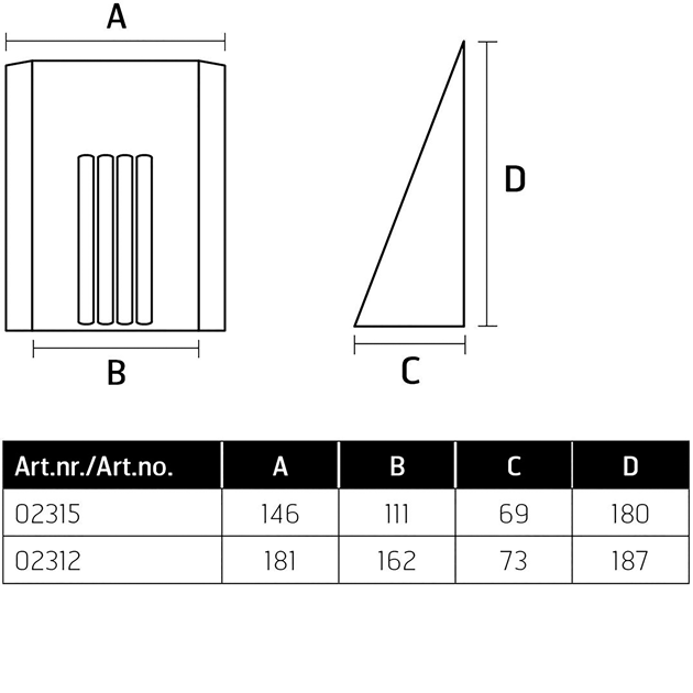 Stormkåpa Utan Ram 6x6"