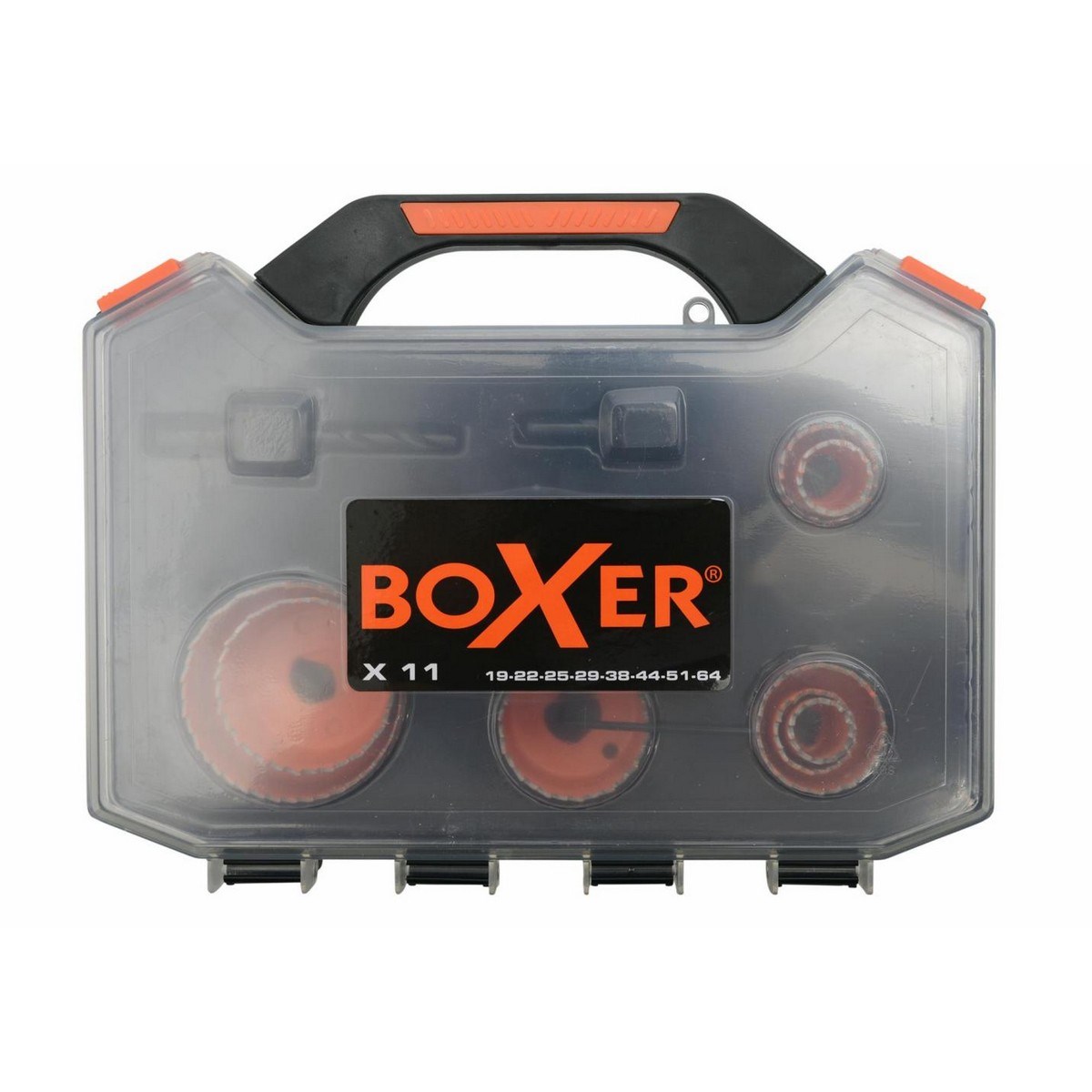 Hålsågset Elektriker 19-64mm, 2st hållare till Hålsåg