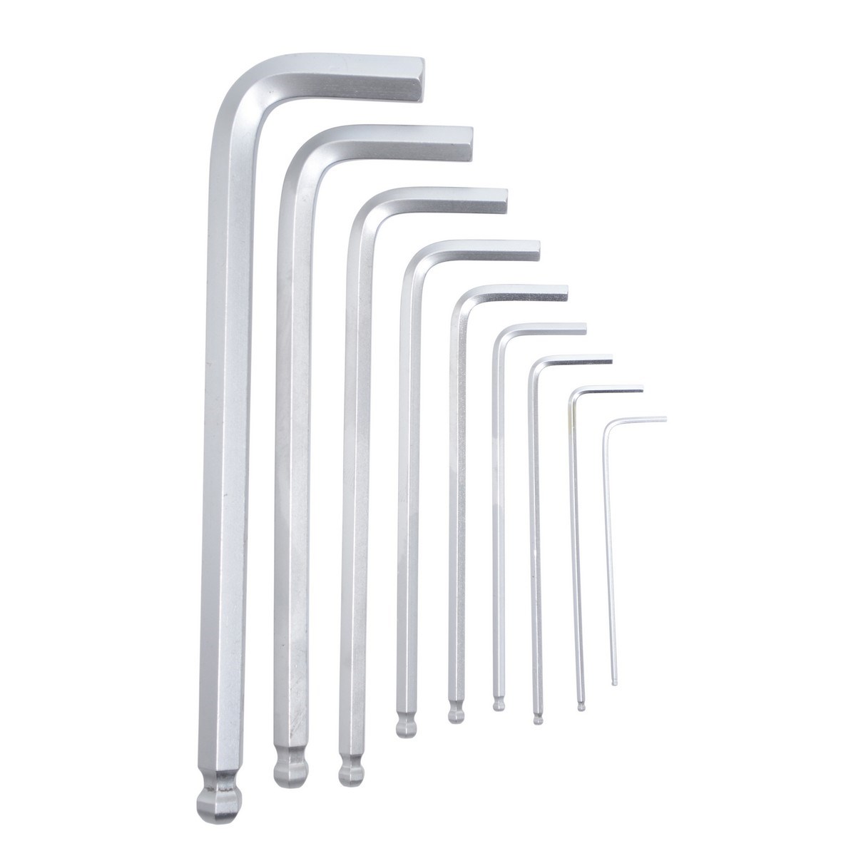 Sexkantnyckelsats Crv-stål 9 Delar