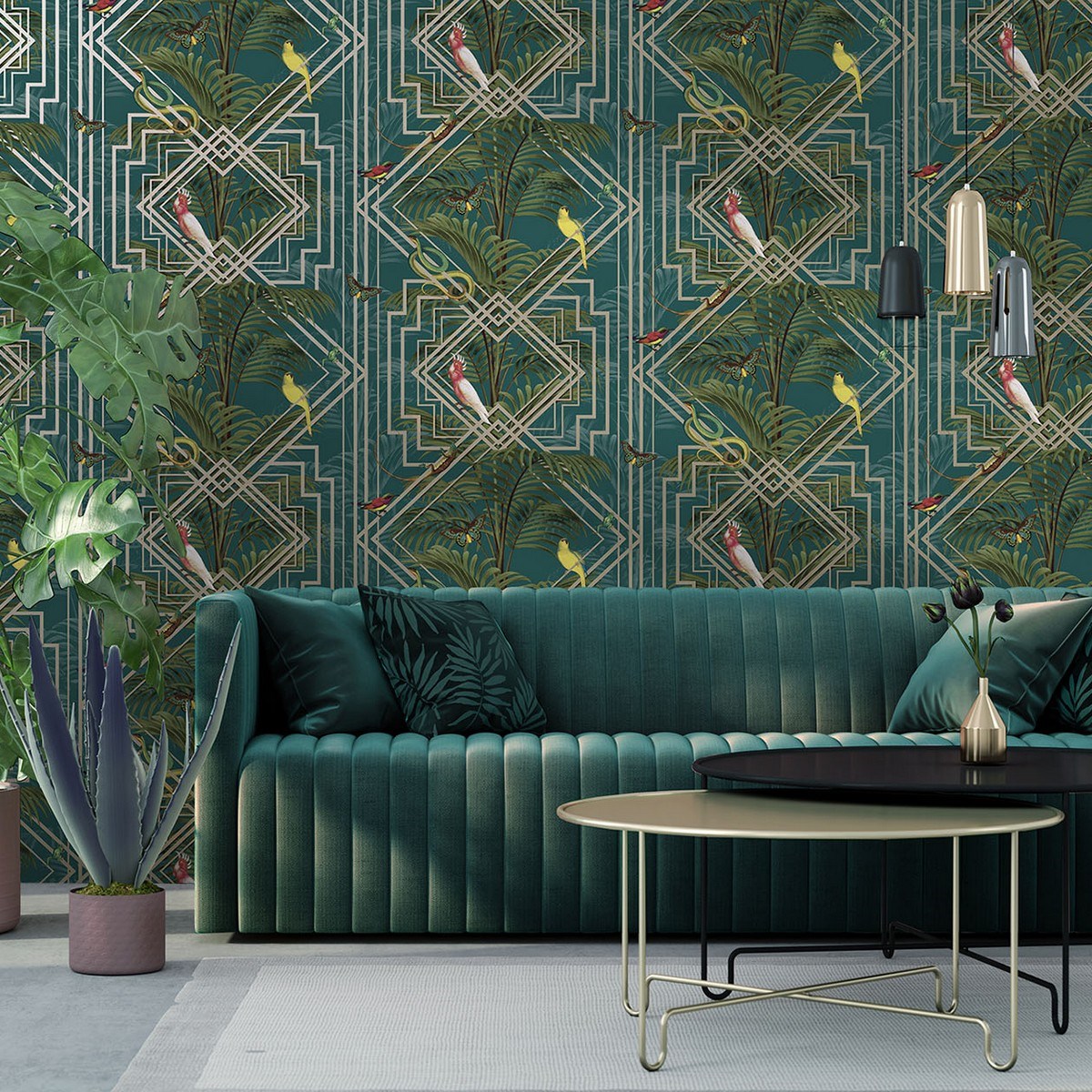 Tapet Glasshouse II Akello 91460