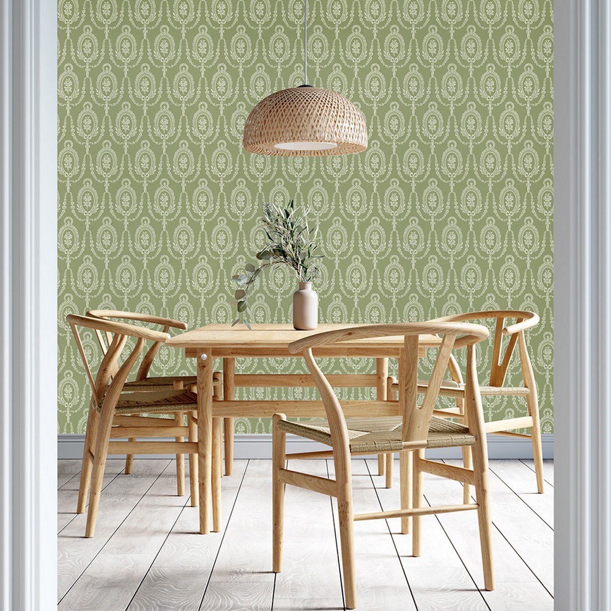 Tapet Modern Classics II Rosmedaljong 352-65