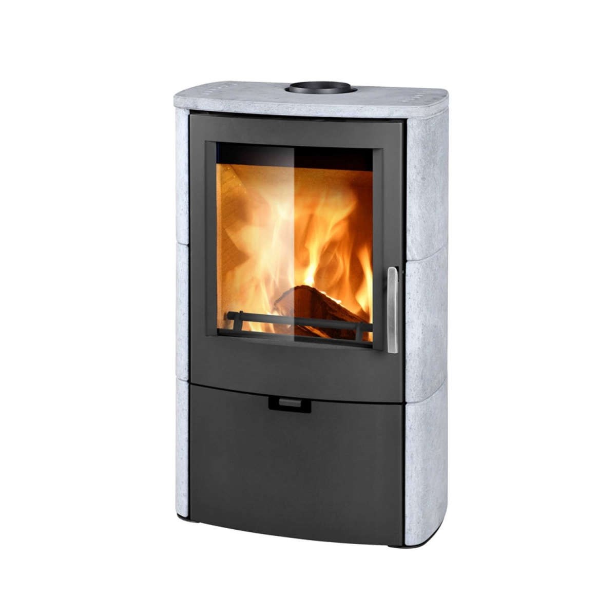 Braskamin Falun Serpentino Grå, 8000 W
