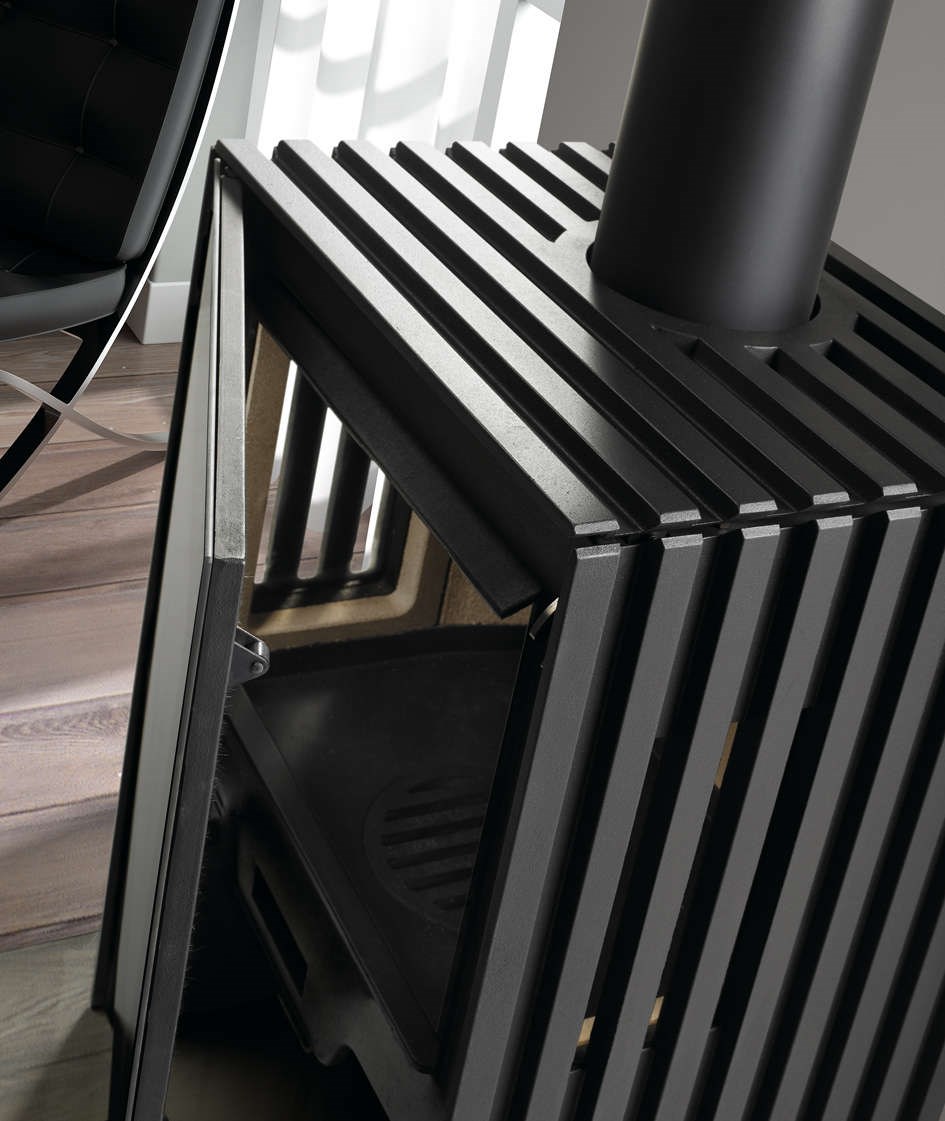 Braskamin Glance Toppanslutning 7000 W