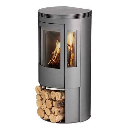 Braskamin Well Done Grå, 8000 W