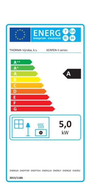 Gjutjärnskamin Milano Visingsö (milano Ii) Svart, 5000 W