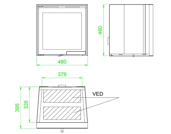 Kamininsats Mini Exclusive