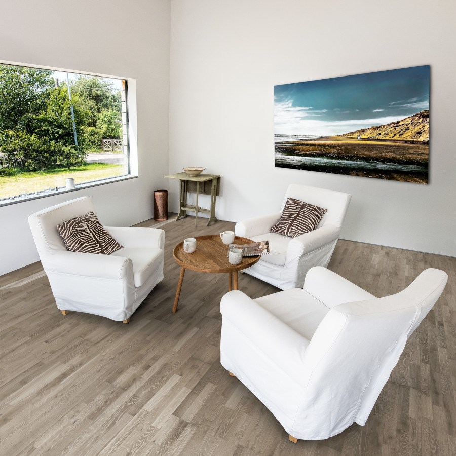 Parkettgolv 3-stav, Mattlack