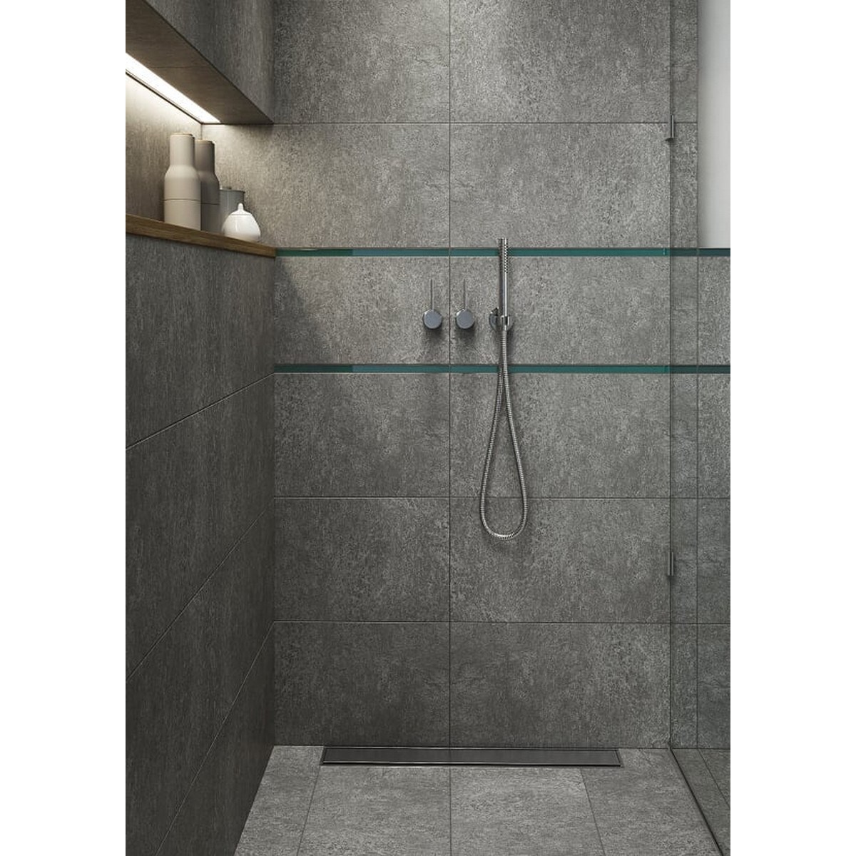 Klinker Granitkeramik Monti Grå, 29.7x59,8cm, Matt