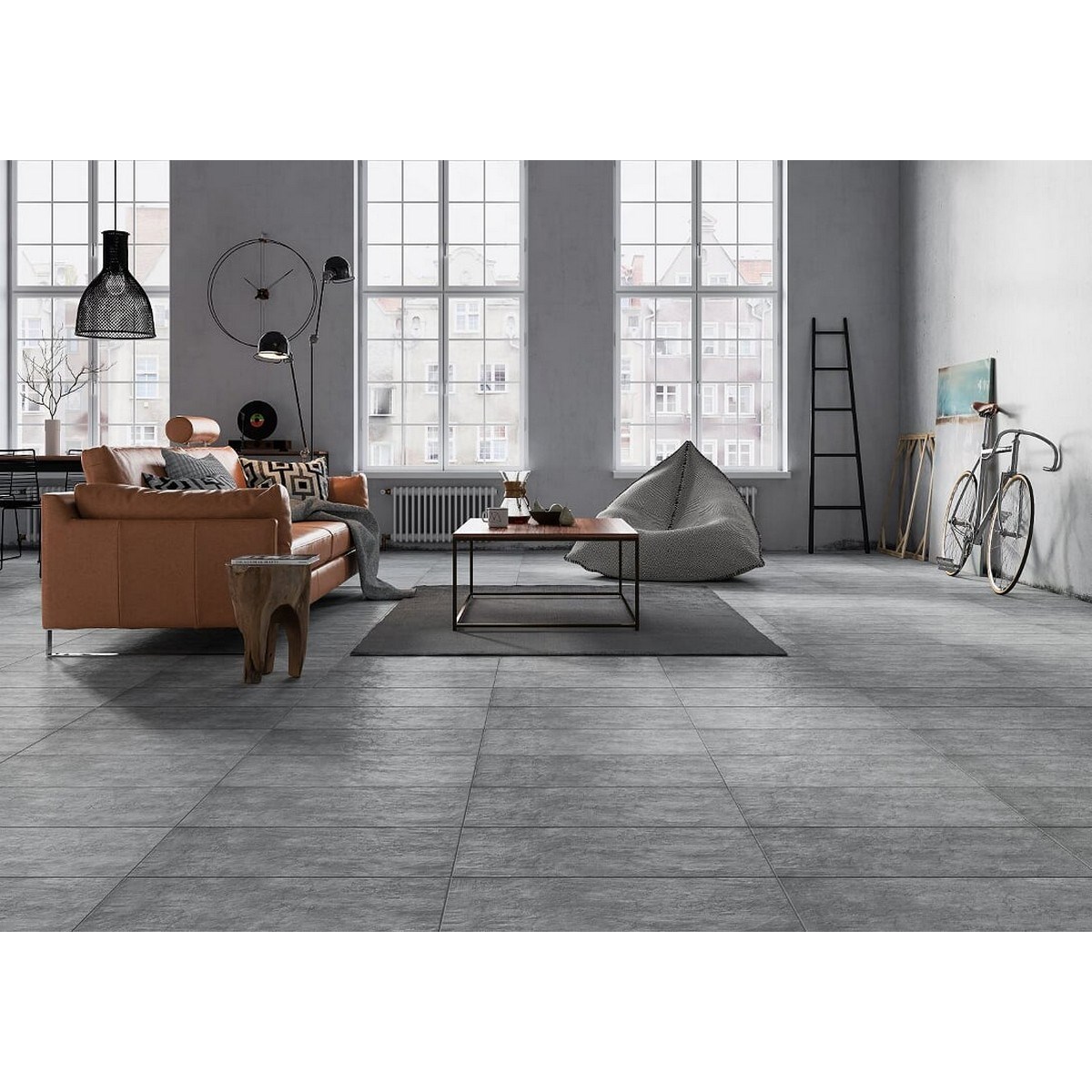 Klinker Granitkeramik Pietra Mörkgrå, 29.7x59,8cm, Matt