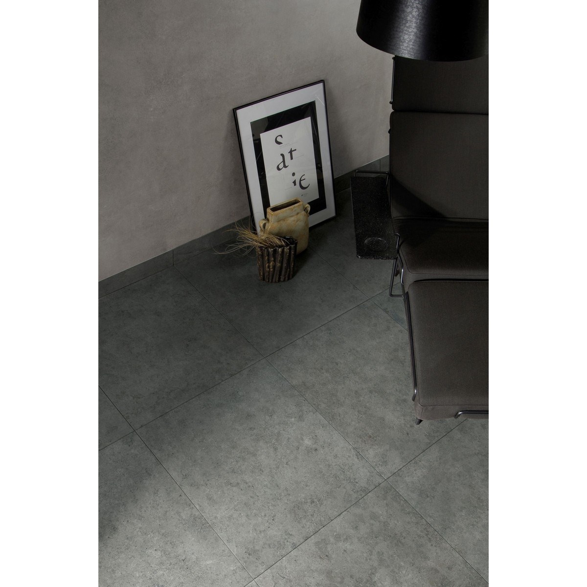 Klinker Granitkeramik Ever & Stone Jura Dark Mörkgrå, 15x15cm