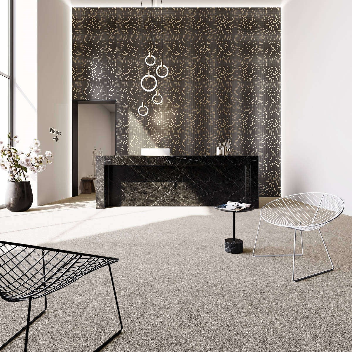 Heltäckningsmatta Simple Life Resista 30 400cm, Beige