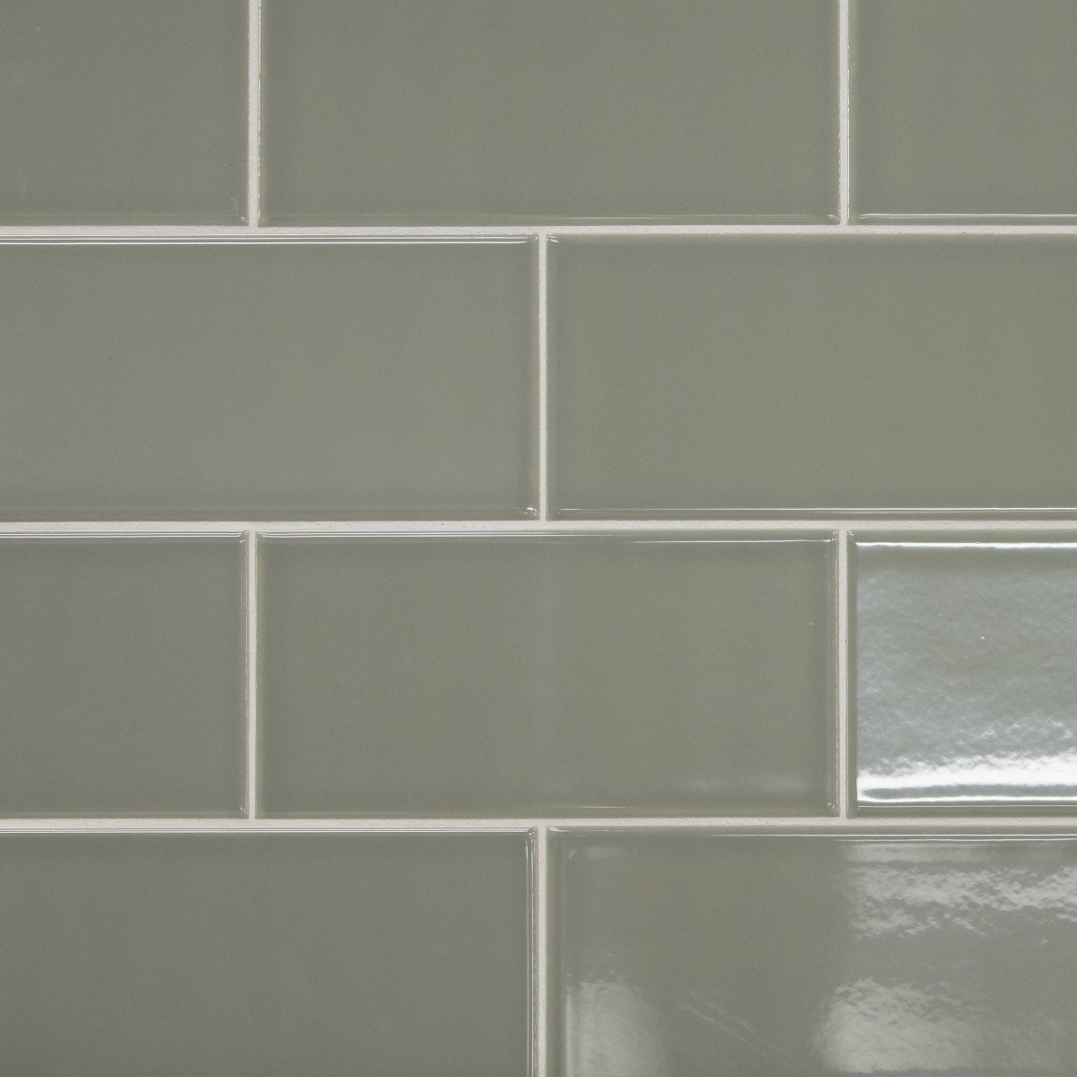 Kakel Sage Liso Brillo Grön, 10x20cm