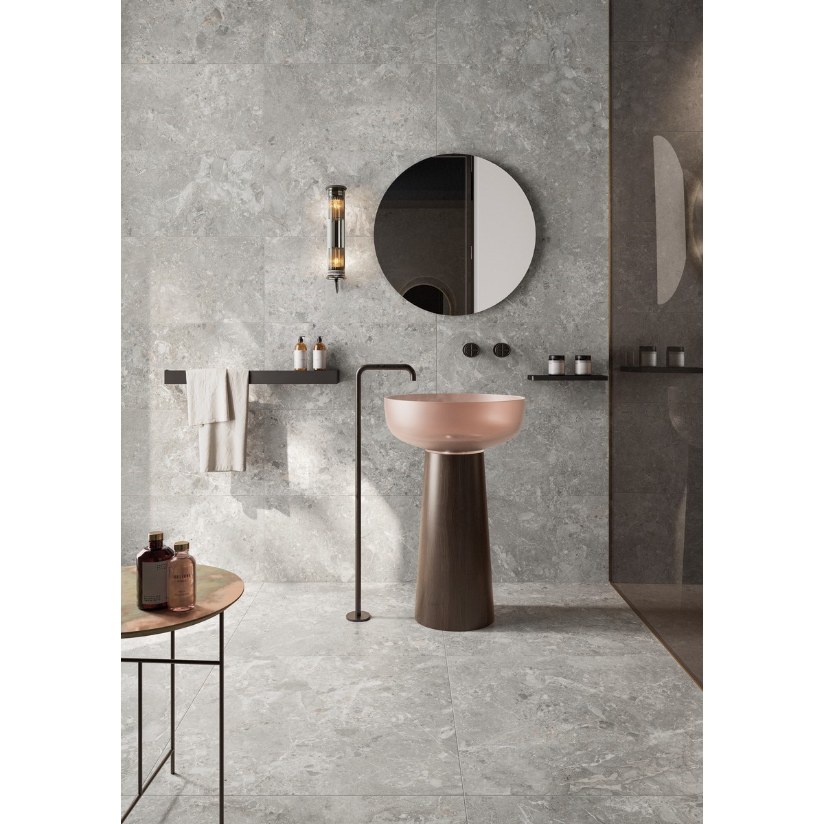 Klinker Granitkeramik Artemis Silver, 40x80cm, Matt