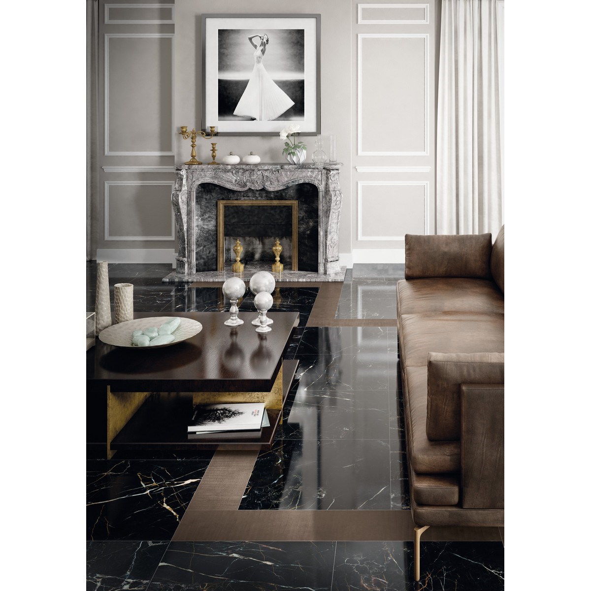 Klinker Granitkeramik Elements Lux Port Laurent Svart, 30x60cm, Blank