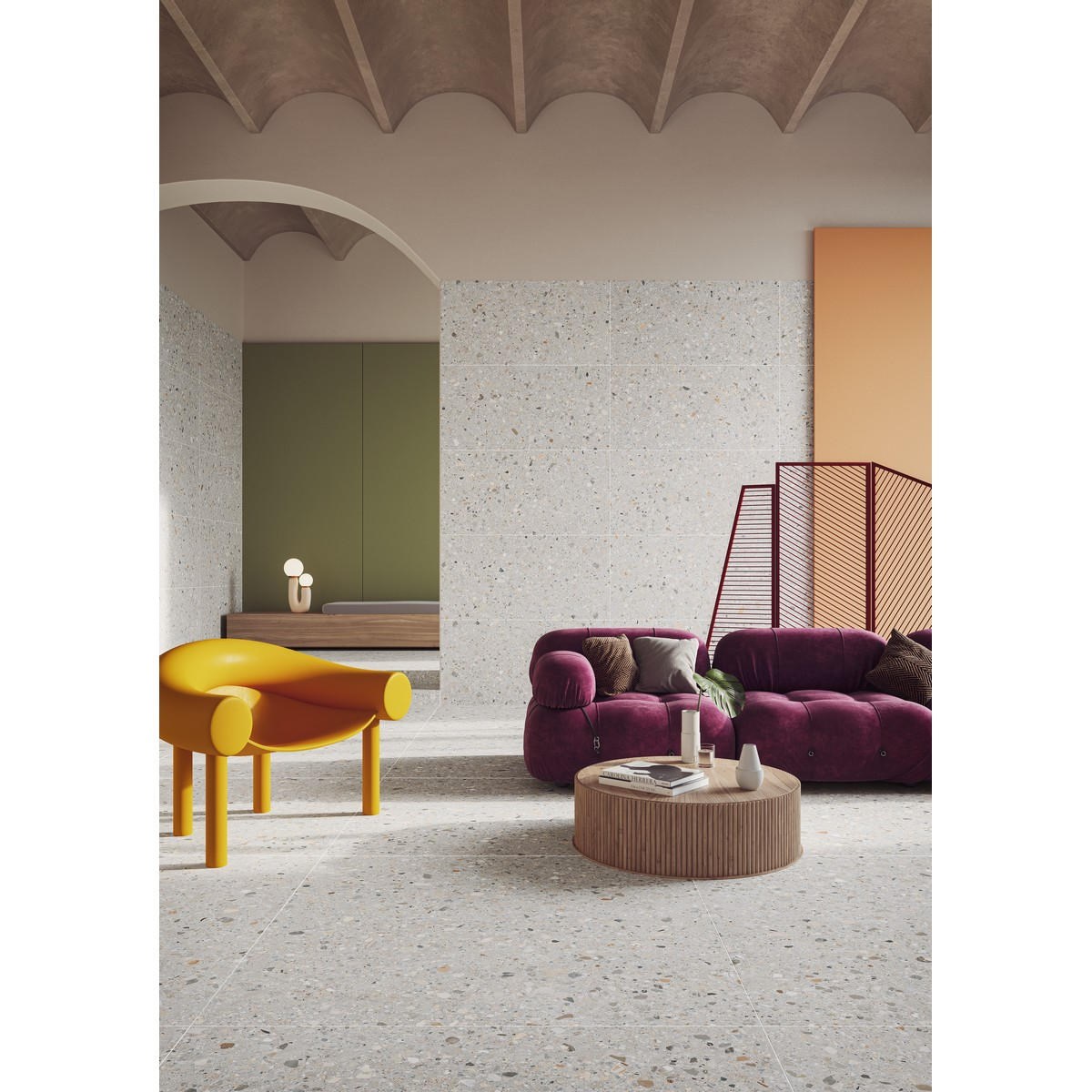 Klinker Granitkeramik Dolmix Ljusgrå, 60x60cm, Matt