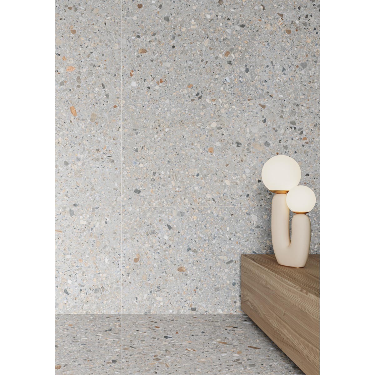 Klinker Granitkeramik Dolmix Ljusgrå, 60x60cm, Matt