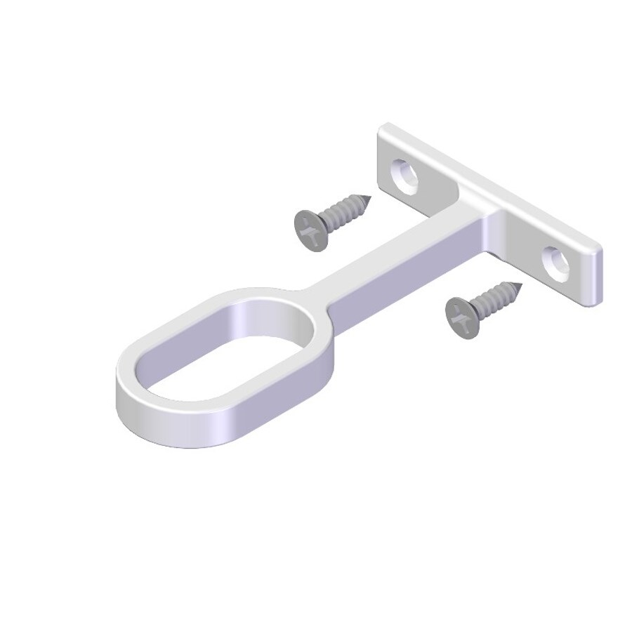 Mittfäste för Klädstång Vit