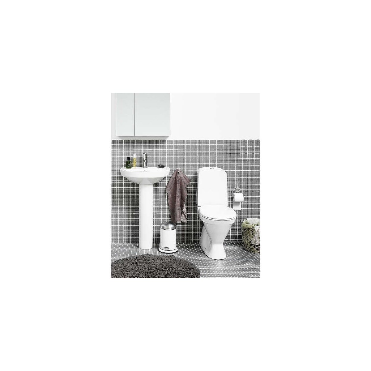 Toalettstol Nordic³ 3500 S-lås Med Standardsits Skruvfästning