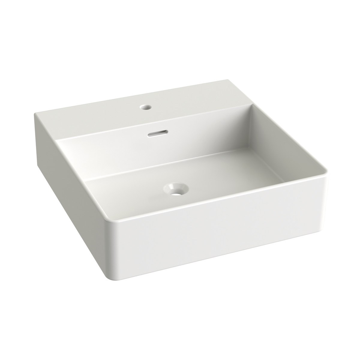 Handfat Quadro 40x40cm, Vit