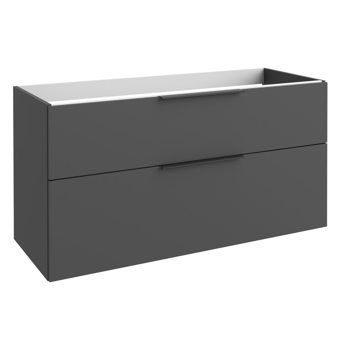 Kommod Big 120x45cm, Graphite, Slät
