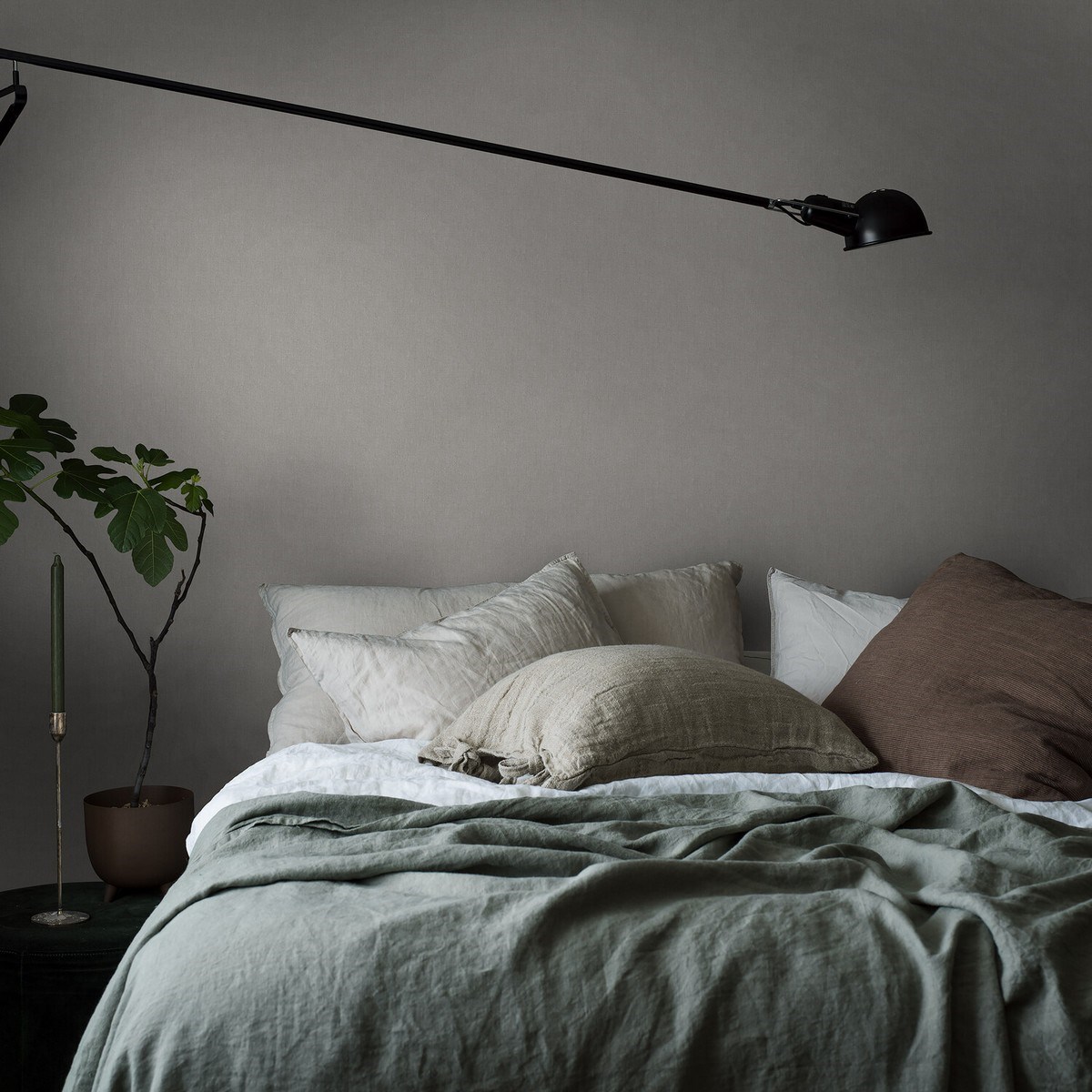 Tapet Linen Ash Grey 4321