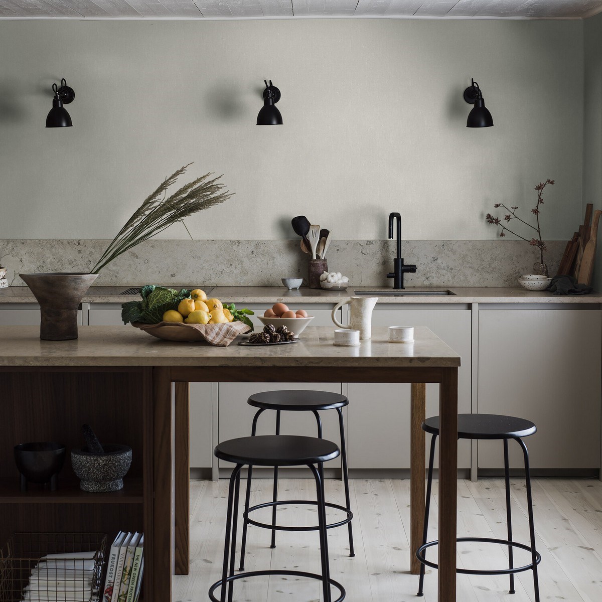 Tapet Linen Sage Green 4334