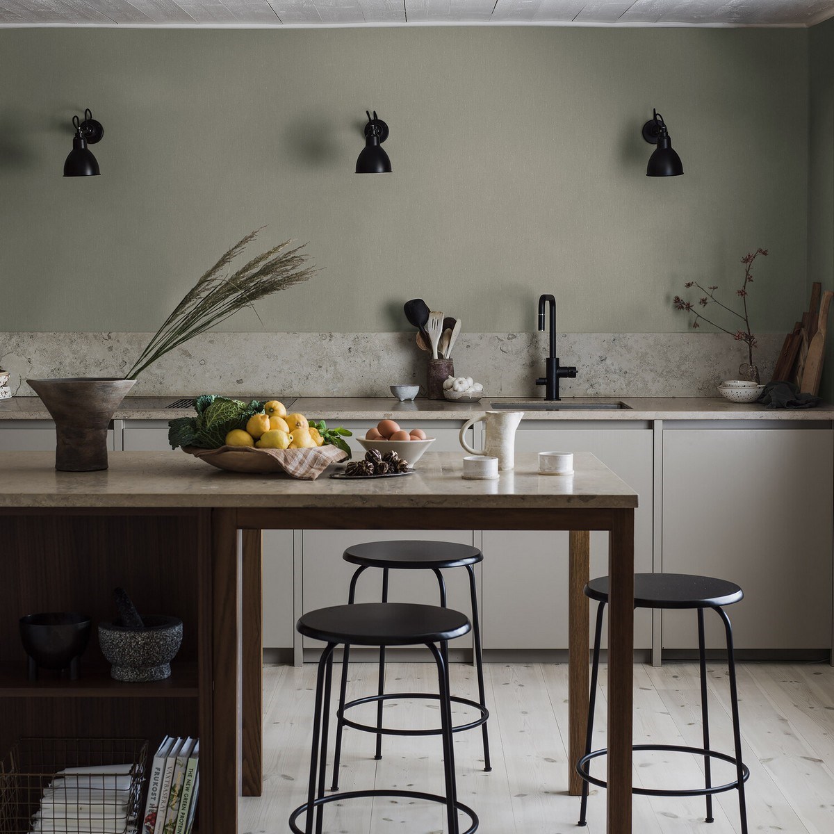 Tapet Linen Bay Leaf 4333