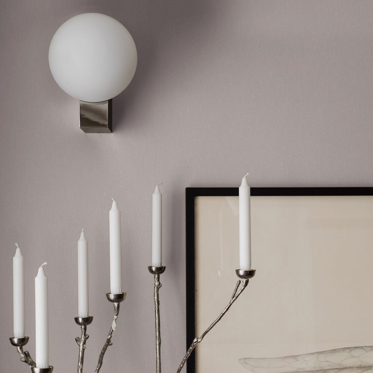 Tapet Linen Heather 4327