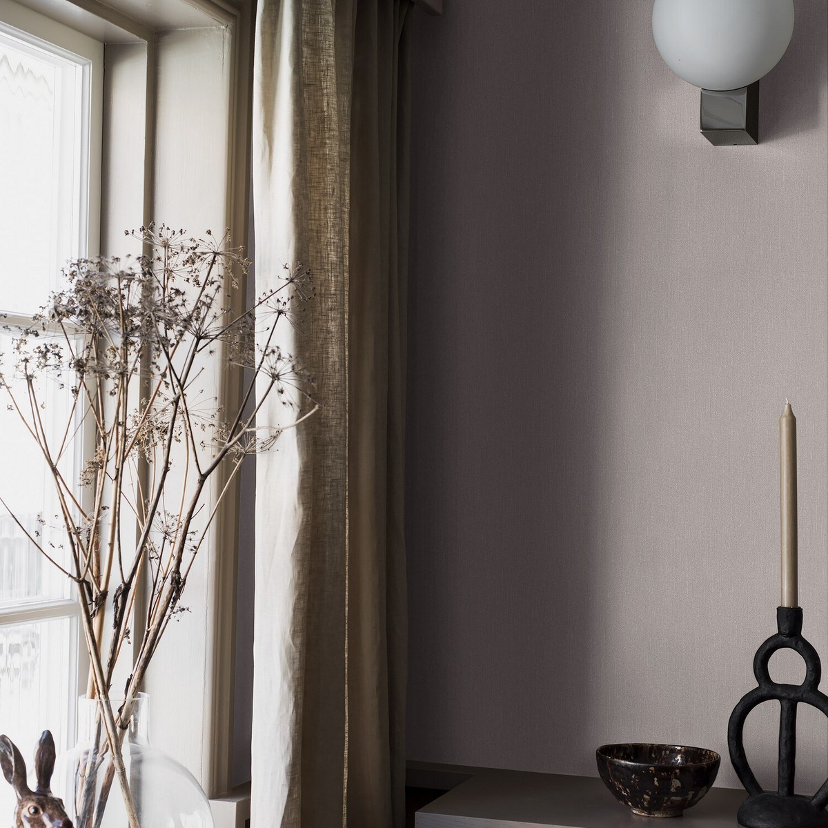 Tapet Linen Heather 4327