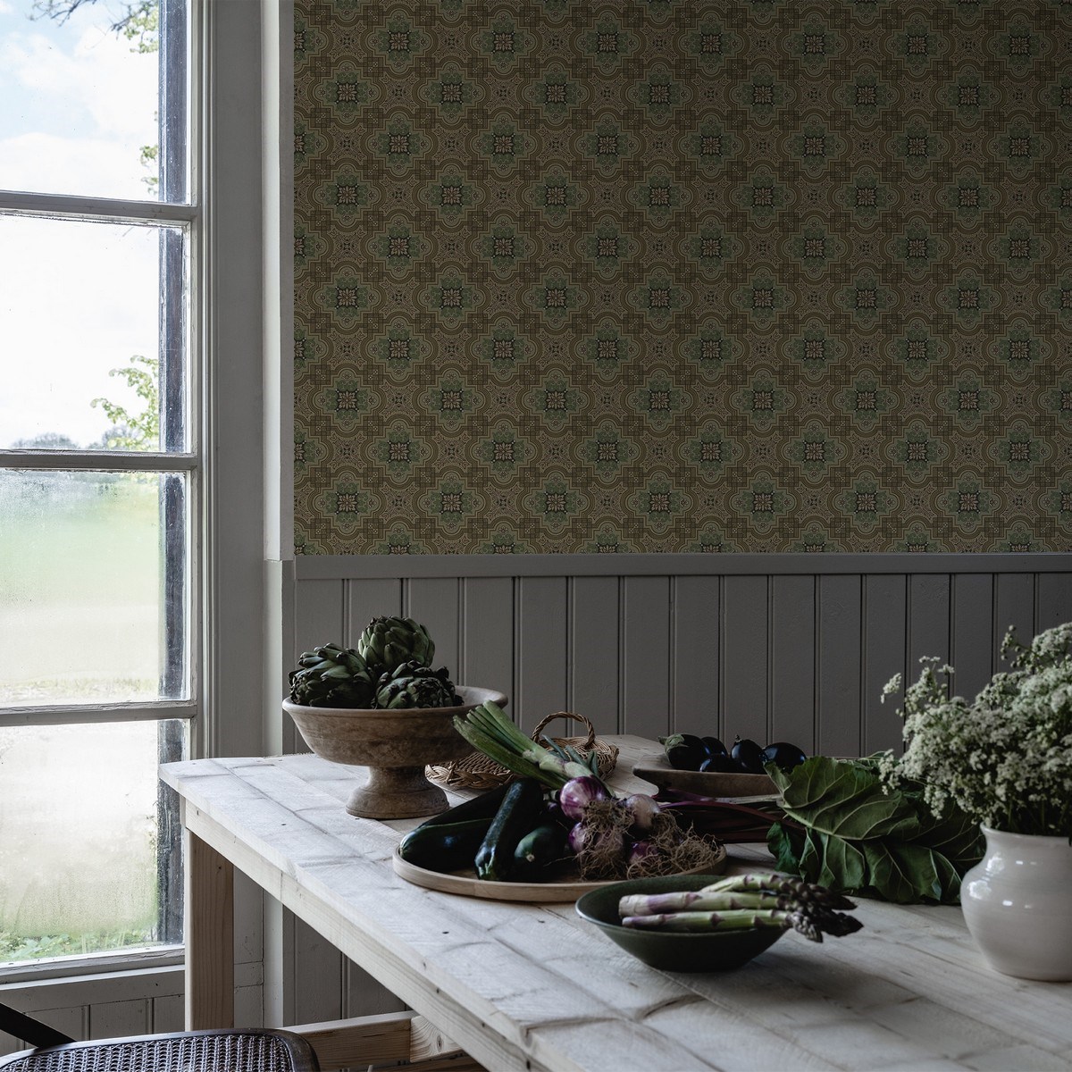 Tapet Gammalsvenska Klassiker 1850-1950 Alnön 517-02